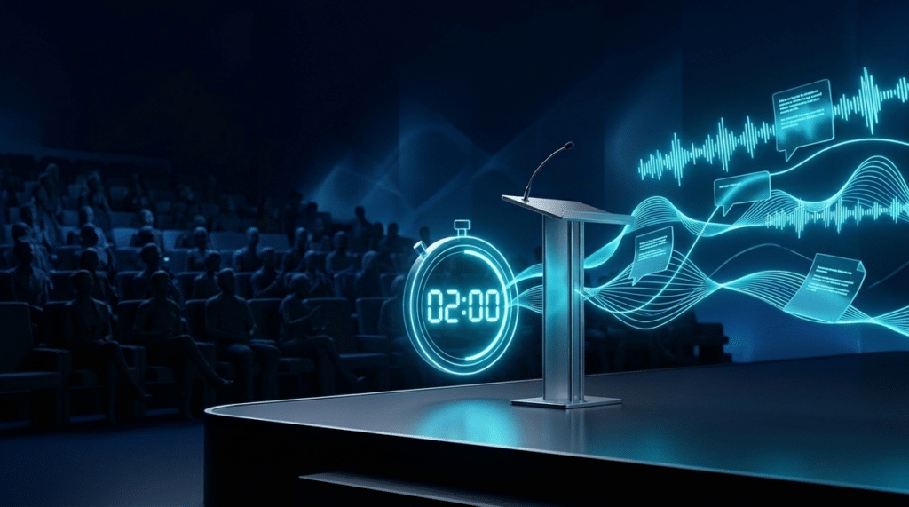 How Many Words Is a 2-Minute Speech Pacing Matrix and Script Calculator