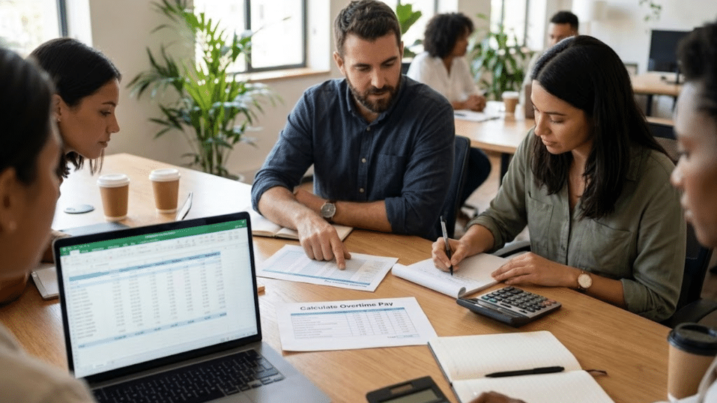 discussing how to calculate overtime pay